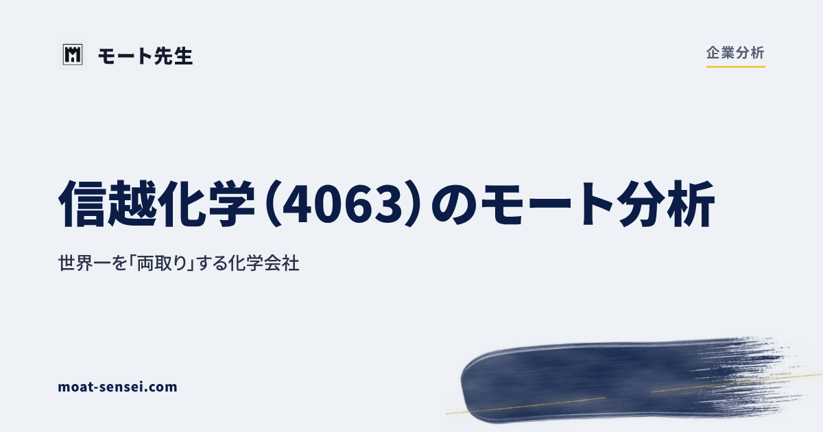 信越化学（4063）のモート分析